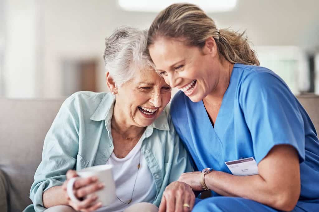 Doctor caring for patient