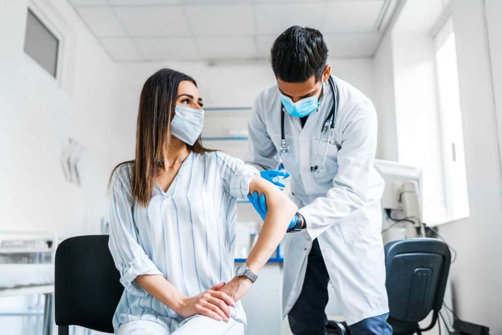 Doctor patient examination